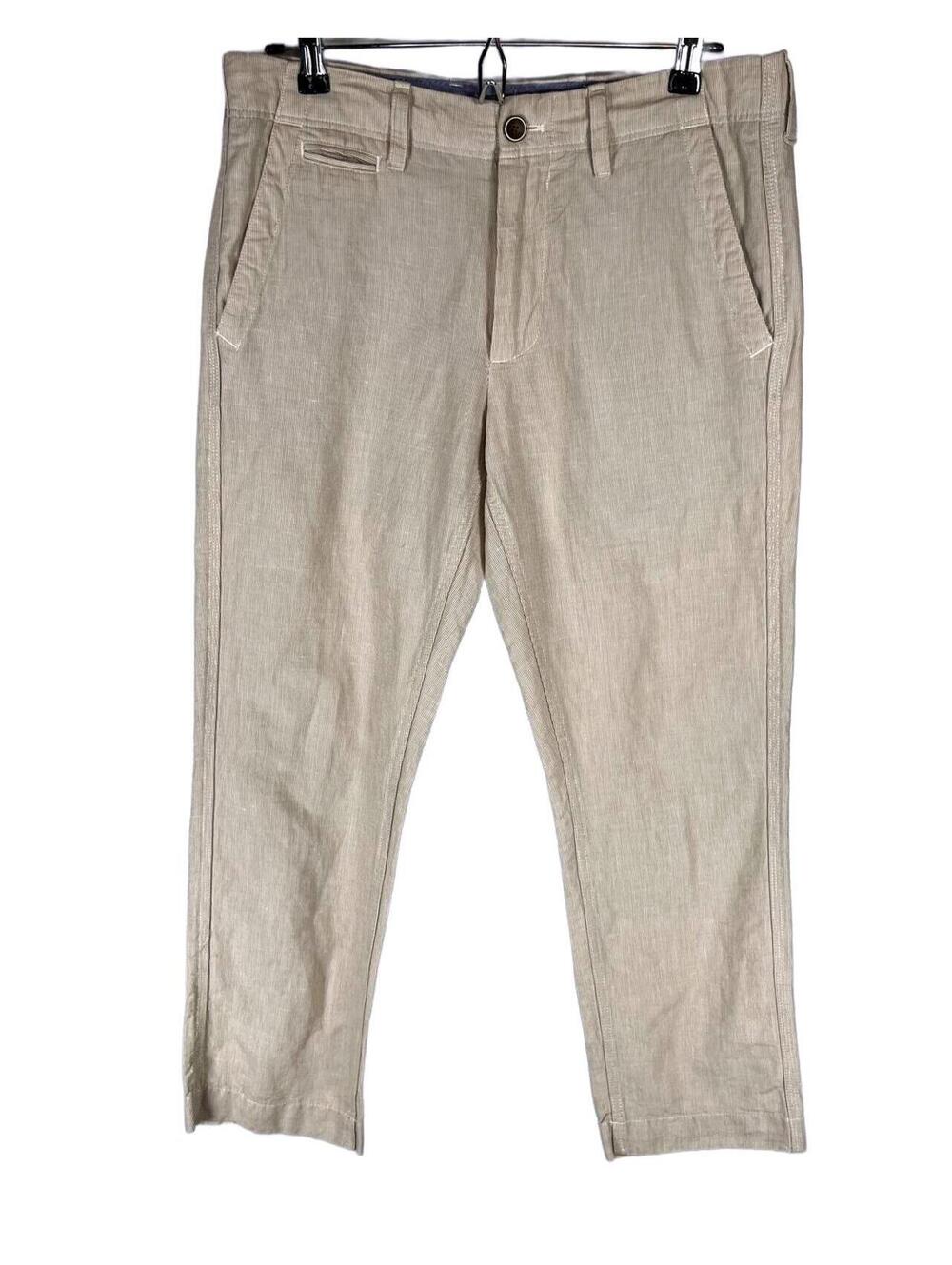 Banana Republic Linen-Blend Straight Pants // Coastal Chic Old Money 30/30